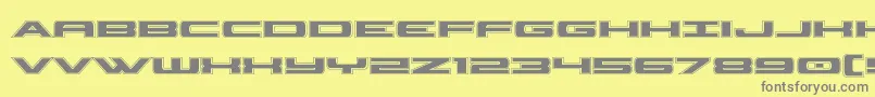 Więcej informacji o czcionce Classiccobraacad Czcionka Classiccobraacad – szare czcionki na żółtym tle