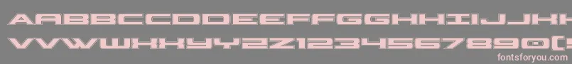 fuente Classiccobraacad – Fuentes Rosadas Sobre Fondo Gris
