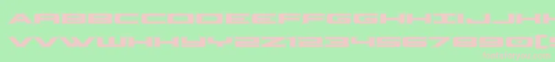 Weitere Informationen zur Classiccobraacad-Schriftart Classiccobraacad-Schriftart – Rosa Schriften auf grünem Hintergrund