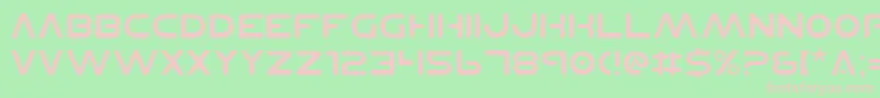 PlanetNs Font – Pink Fonts on Green Background