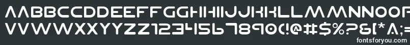 PlanetNs Font – White Fonts on Black Background