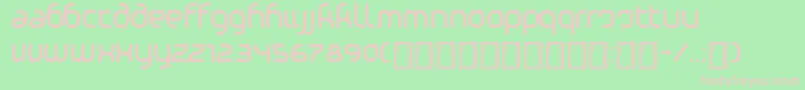 PhinoTight Font – Pink Fonts on Green Background