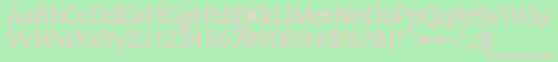 CongressserialRegular Font – Pink Fonts on Green Background