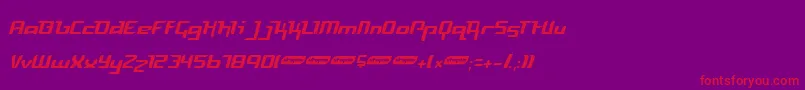 fuente FreyaLight – Fuentes Rojas Sobre Fondo Morado