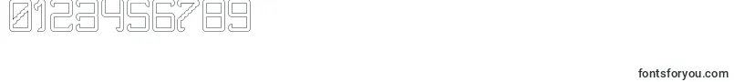 NoxtreyAufTfbHollow Font – Fonts for Numbers and Digits
