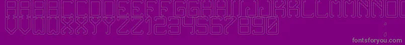 En savoir plus sur la police NoxtreyAufTfbHollow Police NoxtreyAufTfbHollow – polices grises sur fond violet