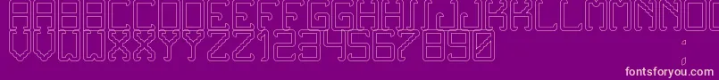 En savoir plus sur la police NoxtreyAufTfbHollow Police NoxtreyAufTfbHollow – polices roses sur fond violet