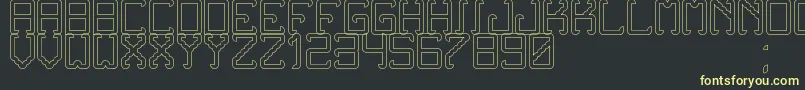 More about NoxtreyAufTfbHollow Font NoxtreyAufTfbHollow Font – Yellow Fonts on Black Background