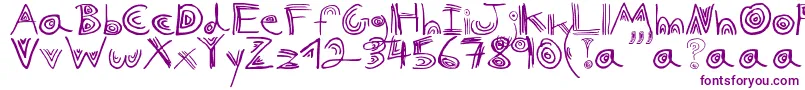 More about Nuni Font Nuni Font – Purple Fonts on White Background