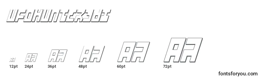 Ufohunter3Di Font Sizes