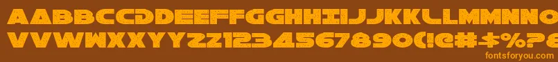 More about Galaxy1 Font Galaxy1 Font – Orange Fonts on Brown Background