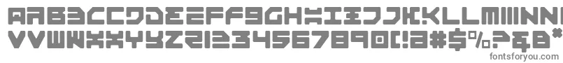 Omega3Light-fontti – harmaat kirjasimet valkoisella taustalla