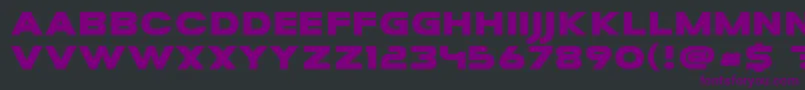 MesaGrande Font – Purple Fonts on Black Background