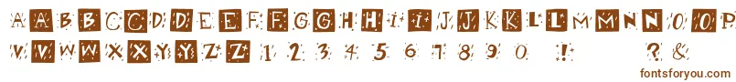 Retrocapsbw Font – Brown Fonts