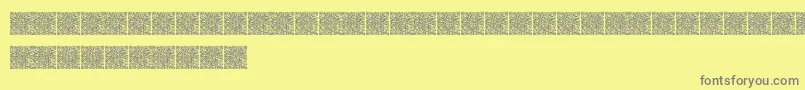 Шрифт Qrcodex – серые шрифты на жёлтом фоне