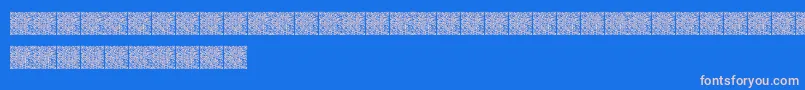 Шрифт Qrcodex – розовые шрифты на синем фоне