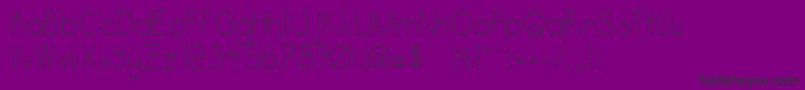 Katabidalan Font – Black Fonts on Purple Background
