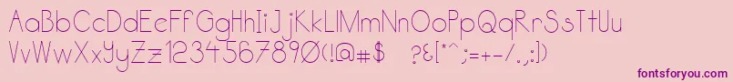 Katabidalan Font – Purple Fonts on Pink Background