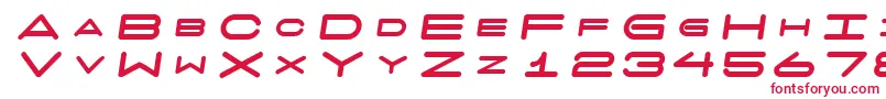 フォント7daysfatoblique – 赤い文字