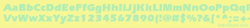 More about ItcErasLtUltra Font ItcErasLtUltra Font – Green Fonts on Yellow Background