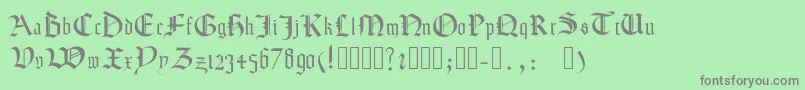 fuente Texturamodern – Fuentes Grises Sobre Fondo Verde