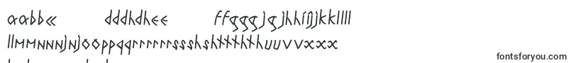 RuneswrittenBold-Schriftart – albanische Schriften