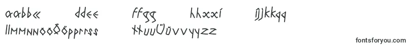 RuneswrittenBold-Schriftart – aserbaidschanische Schriften