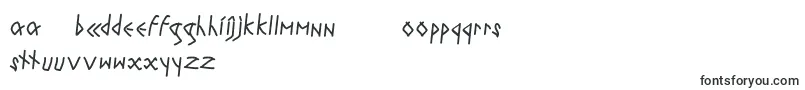 Шрифт RuneswrittenBold – испанские шрифты (Латинская Америка)