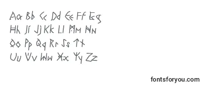 Schriftart RuneswrittenBold