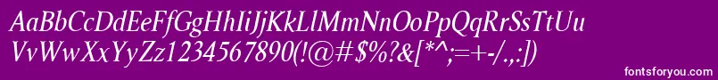 fuente RagnarItalic – Fuentes Blancas Sobre Fondo Morado