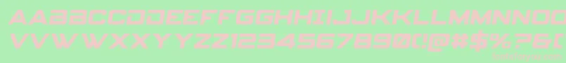 Spyagencyv3semital Font – Pink Fonts on Green Background