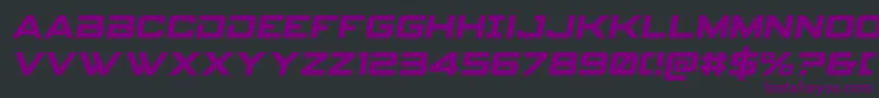 Spyagencyv3semital Font – Purple Fonts on Black Background