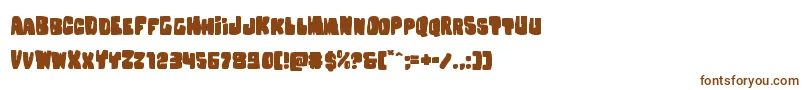 Nobodyhomeexpand Font – Brown Fonts on White Background