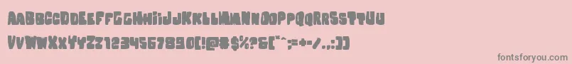 Nobodyhomeexpand Font – Gray Fonts on Pink Background