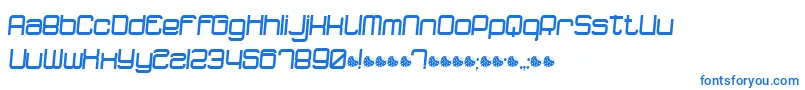 DopenakedfoulRelaxed Font – Blue Fonts on White Background