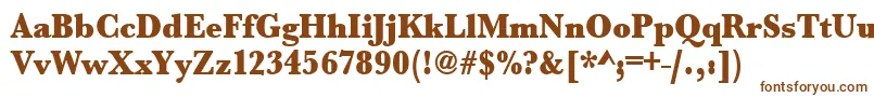 Urwbaskertultbolextnar Font – Brown Fonts on White Background