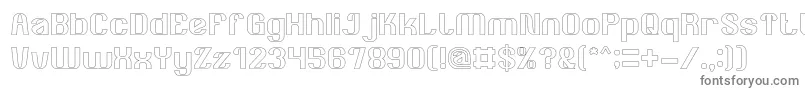 AgeOfAwakeningHollow Font – Gray Fonts on White Background