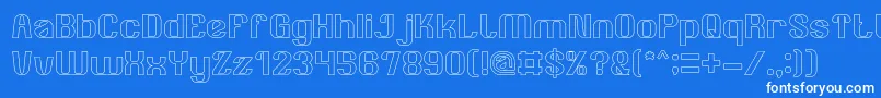 AgeOfAwakeningHollow Font – White Fonts on Blue Background