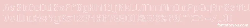 AgeOfAwakeningHollow Font – White Fonts on Pink Background