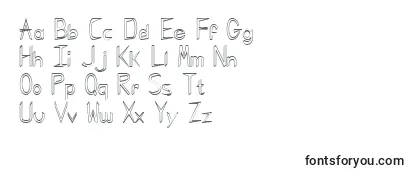 GregorianHollowNormal Font