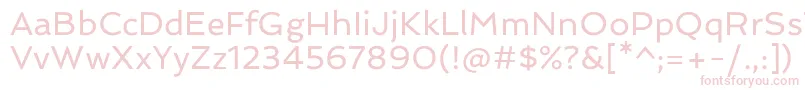 SpinnakerRegular Font – Pink Fonts on White Background