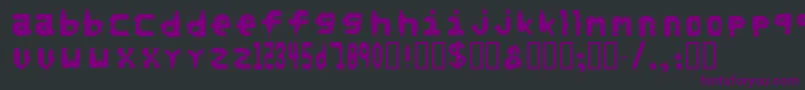 Norefunds Font – Purple Fonts on Black Background