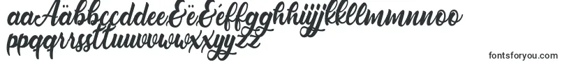 NirvanaPersonalUse-Schriftart – mazedonische Schriften