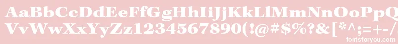KeplerstdBlackextcapt Font – White Fonts on Pink Background