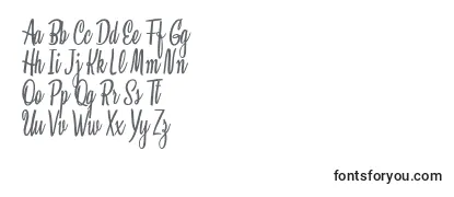 Schriftart ClaricePersonalUse