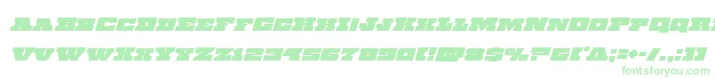 Chicagoexpressital Font – Green Fonts on White Background