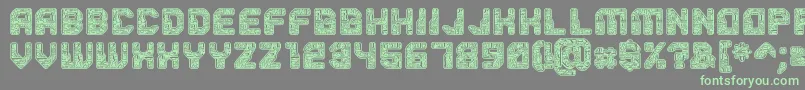 fuente Pcb – Fuentes Verdes Sobre Fondo Gris