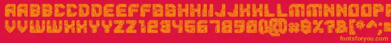 fuente Pcb – Fuentes Naranjas Sobre Fondo Rojo