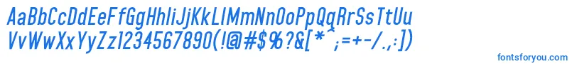 HomeplanetbbBolditalic Font – Blue Fonts on White Background