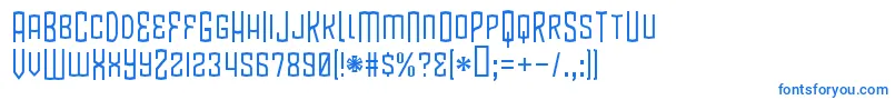 BlamdudeBb Font – Blue Fonts on White Background